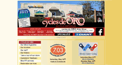 Desktop Screenshot of cyclesdeoro.com